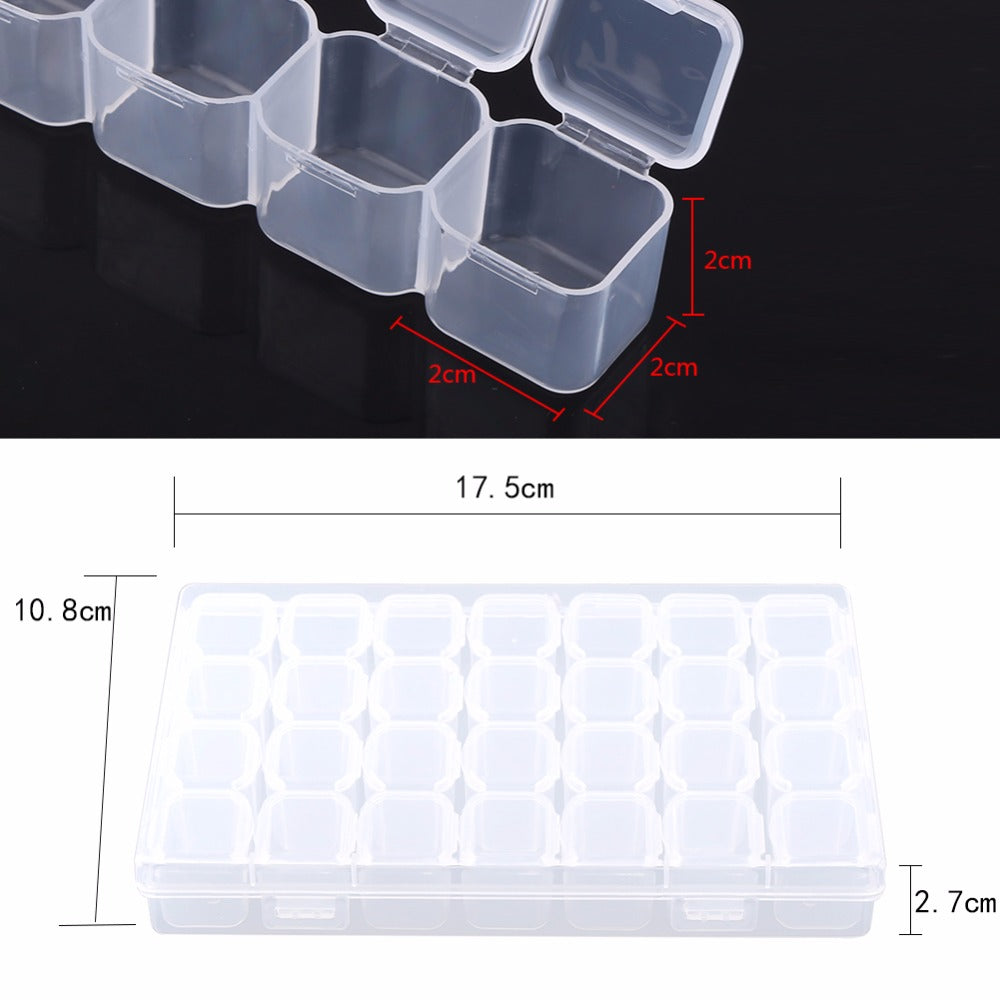 DIY Diamond Painting Tools Nail Art Accessories Storage Box