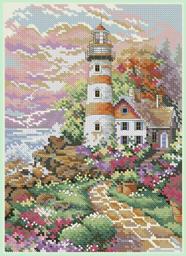 Lighthouse Cross Stitch Kit