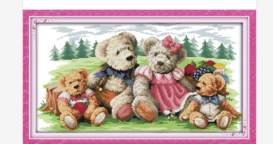 Bear cross stitch