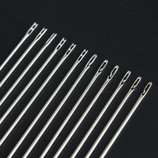 Self-threading Needles